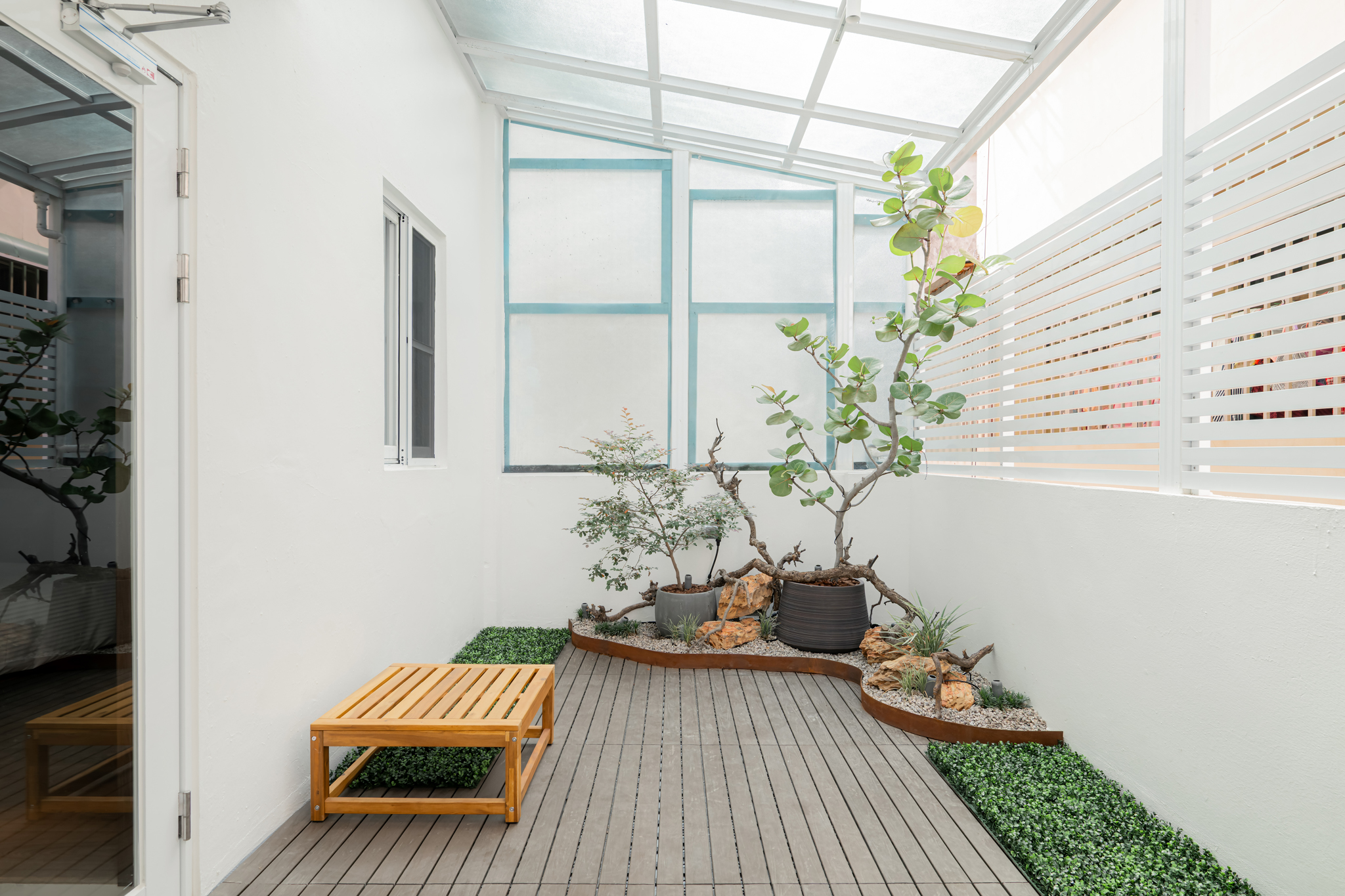 BAYIT 三樓後花園的綠意與戶外空間